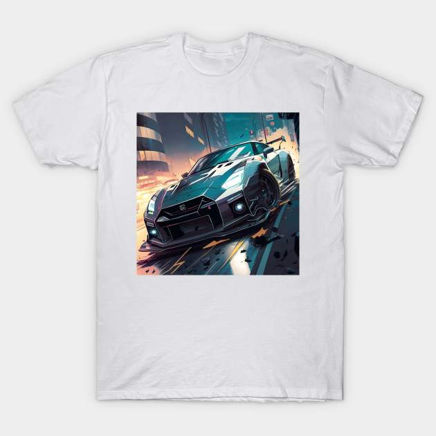 GTR Japan Print T-Shirt by SynchroDesign